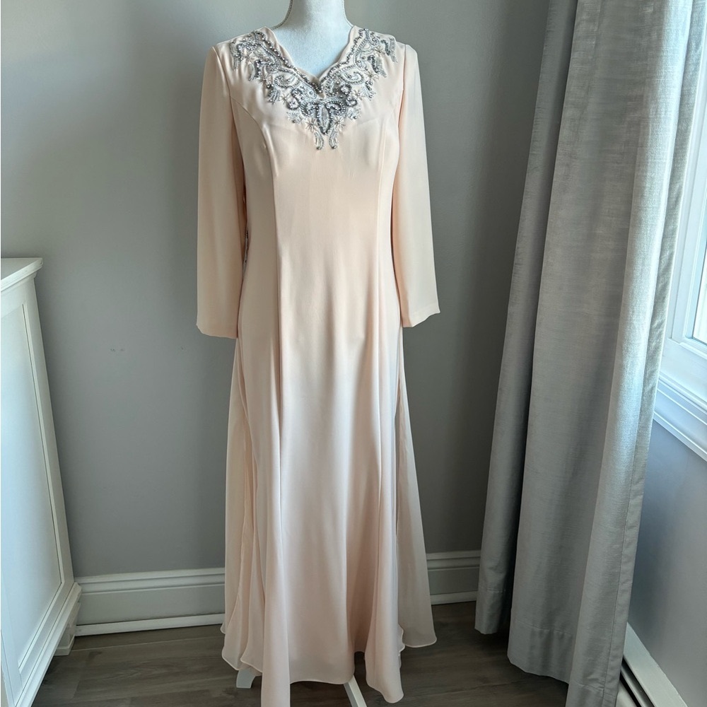 Mother of the Bride.Evening gown with embellishments